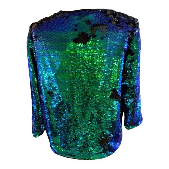 Lularoe Sequin Stunning Open Front Jacket - Picture 2 of 11